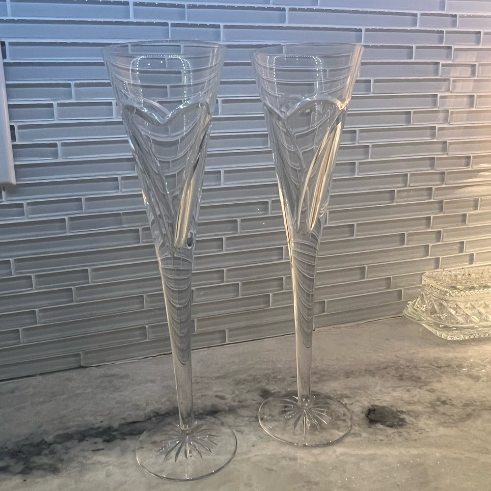Waterford Champagne Flutes
